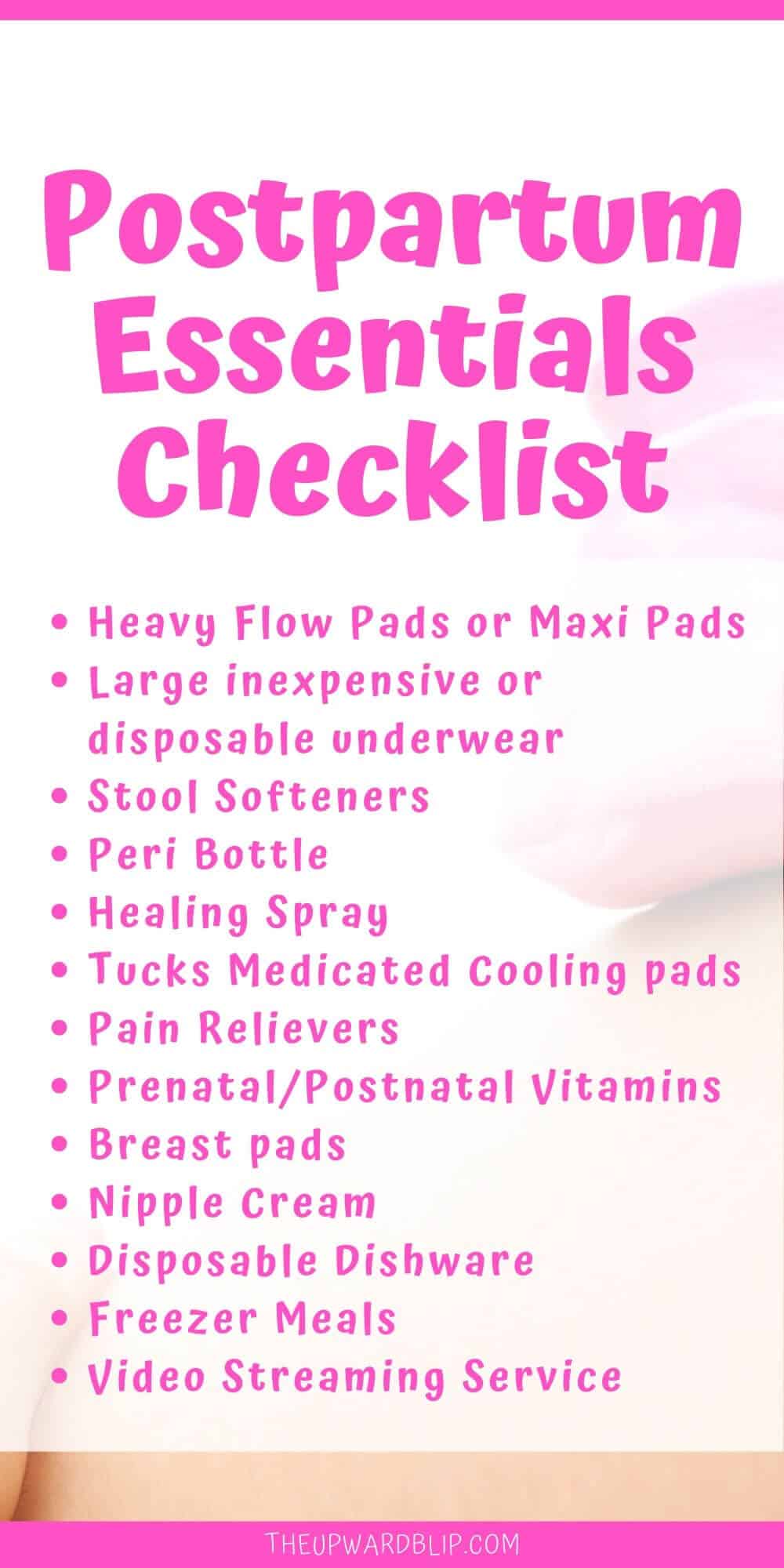 Postpartum Essentials for a Faster Recovery